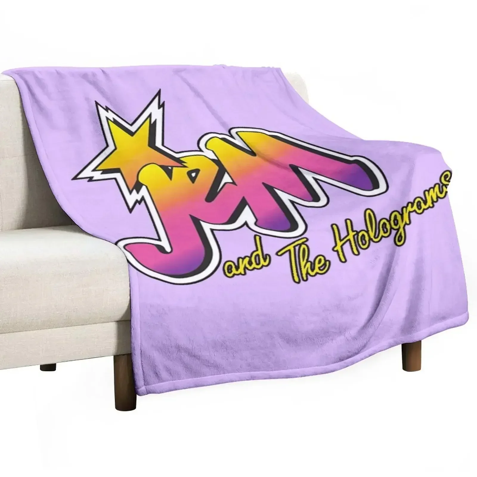 3D Printing Hologram - Jem and the holograms Throw Blanket