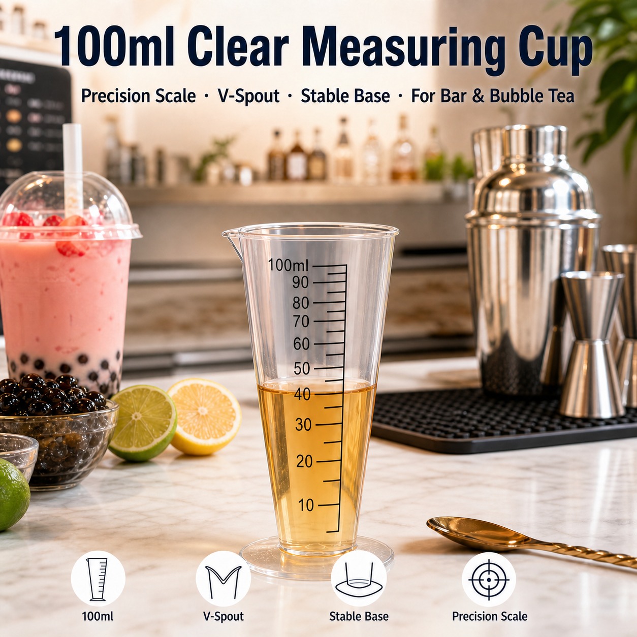 3D Printing Gundam - 100ml Food-Grade Plastic Measuring Cup with