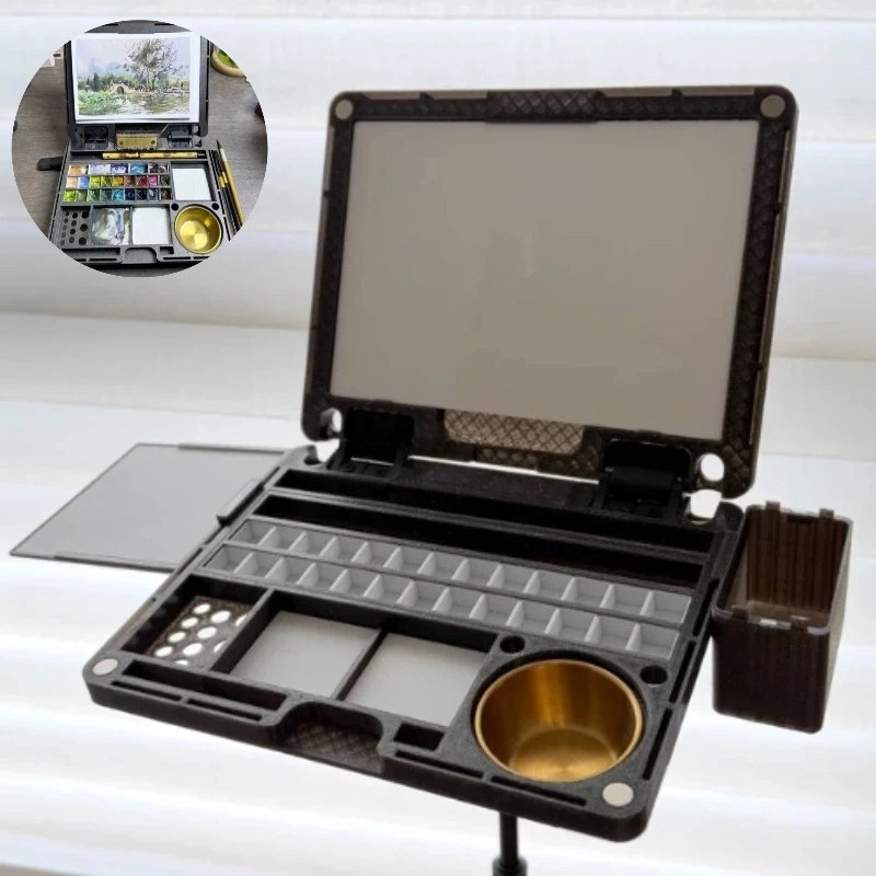 3D Printing Quality - 3D Printed Multifunctional Watercolor Paint Box