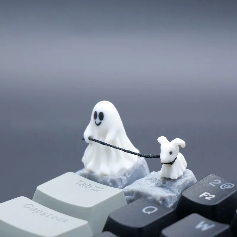3D Printing Simulator - Ghost Puppy Resin Keycap Custom 3D