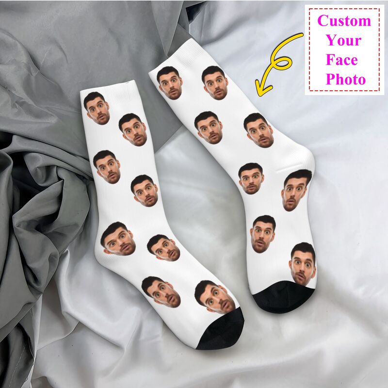 3D Printing Foto - Funny Personalized Face Photo Custom Socks