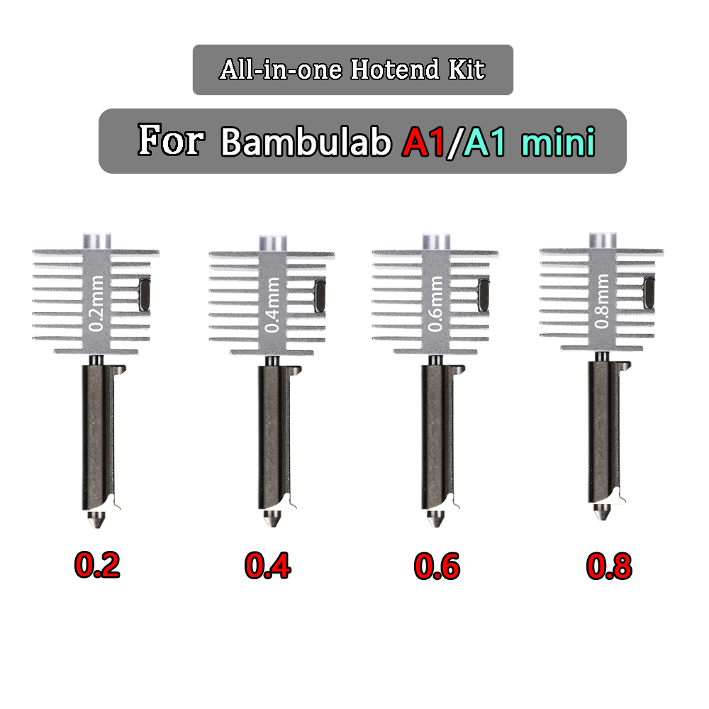 3D Printing Use - Upgraded Hotend Kit For Bamb Lab