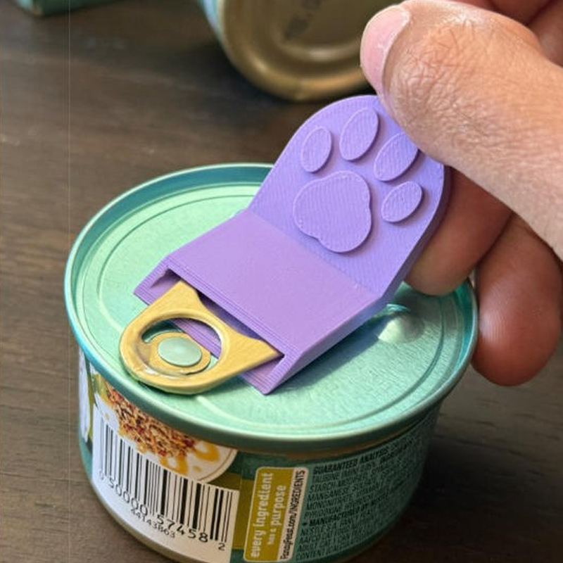 3D Printing Food - 3D Printed Creative Cat Paw Shaped