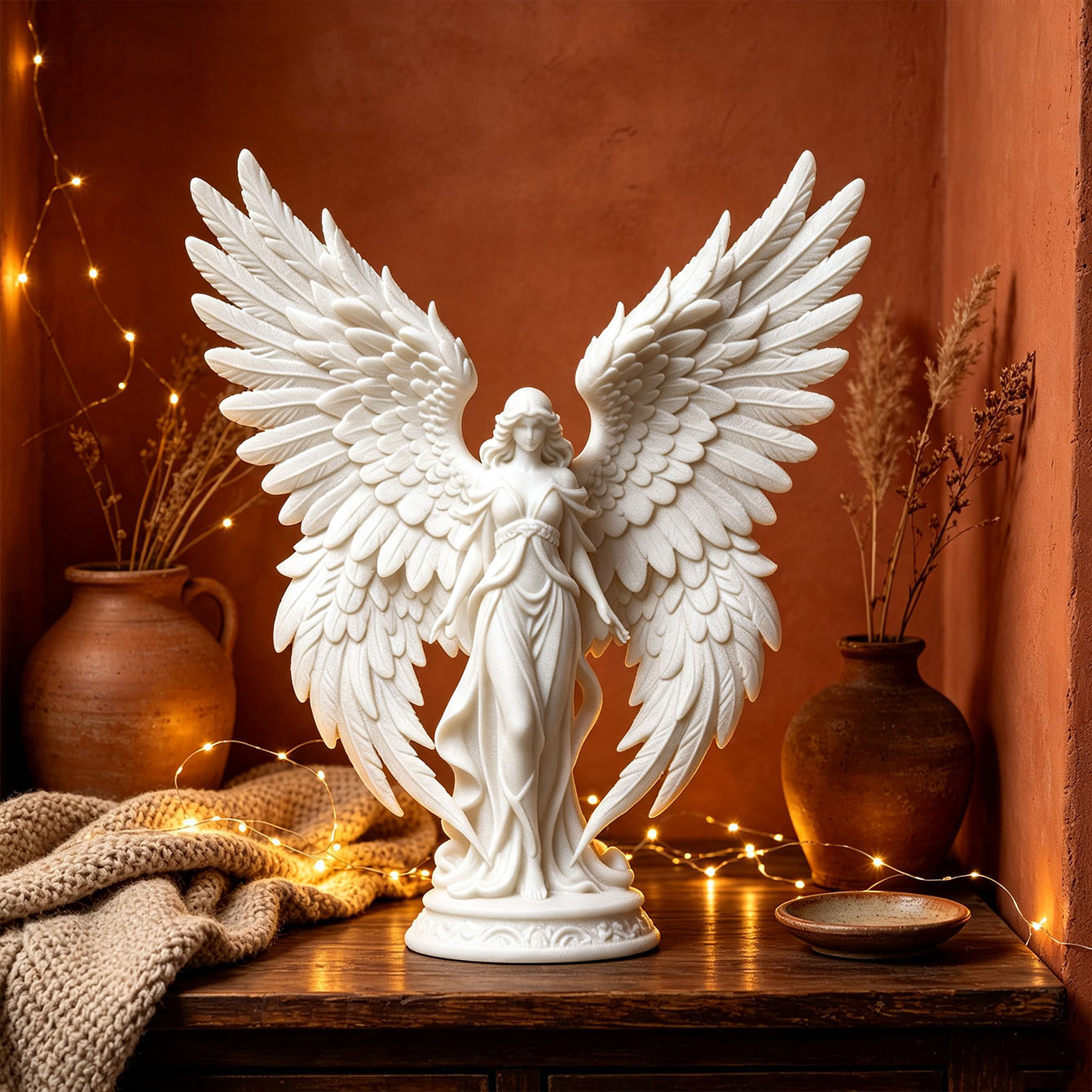 3D Printing Simulator - Light Luxury 3D Printed Angel Goddess
