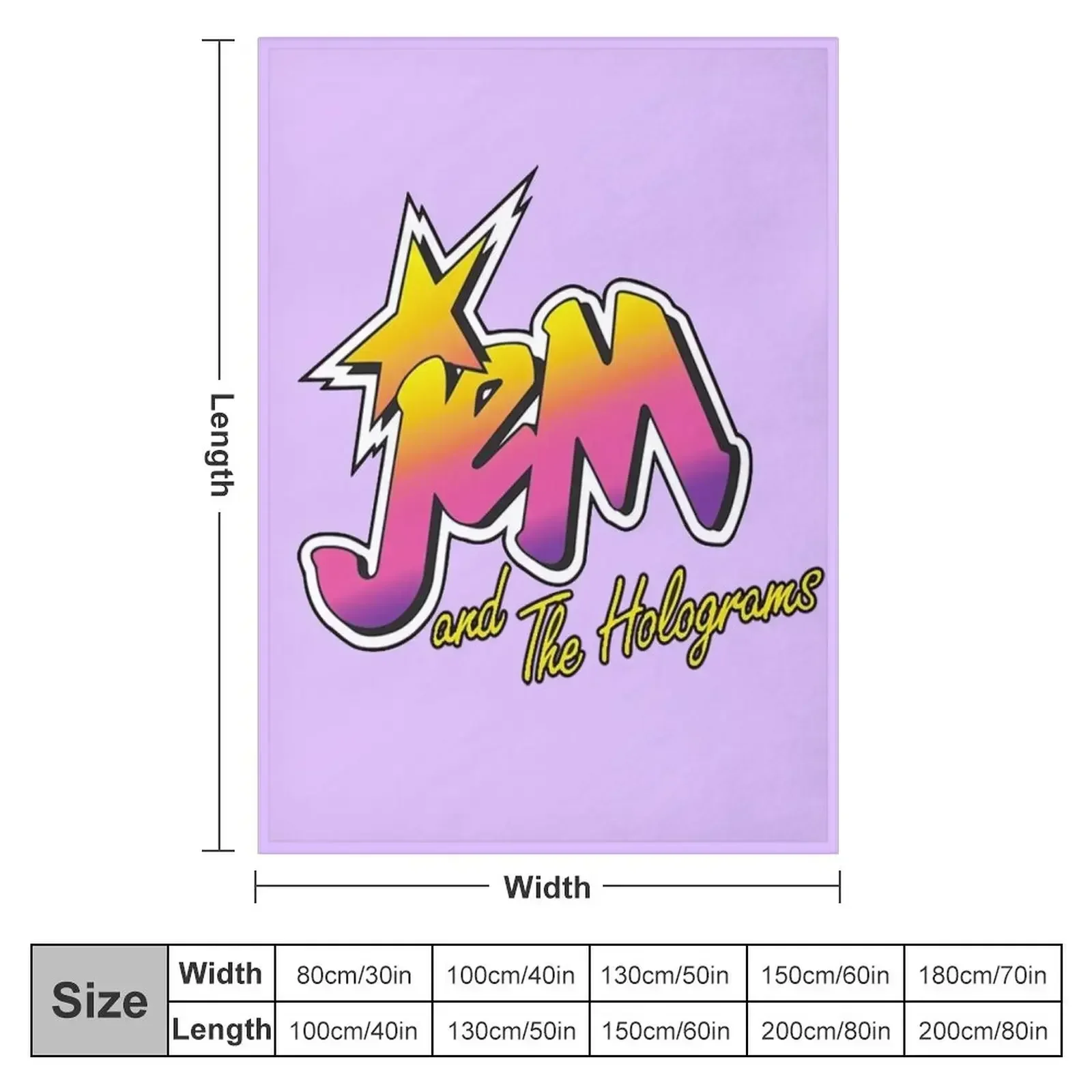 Jem and the holograms Throw Bl - đánh giá và giá 3D Printing Hologram