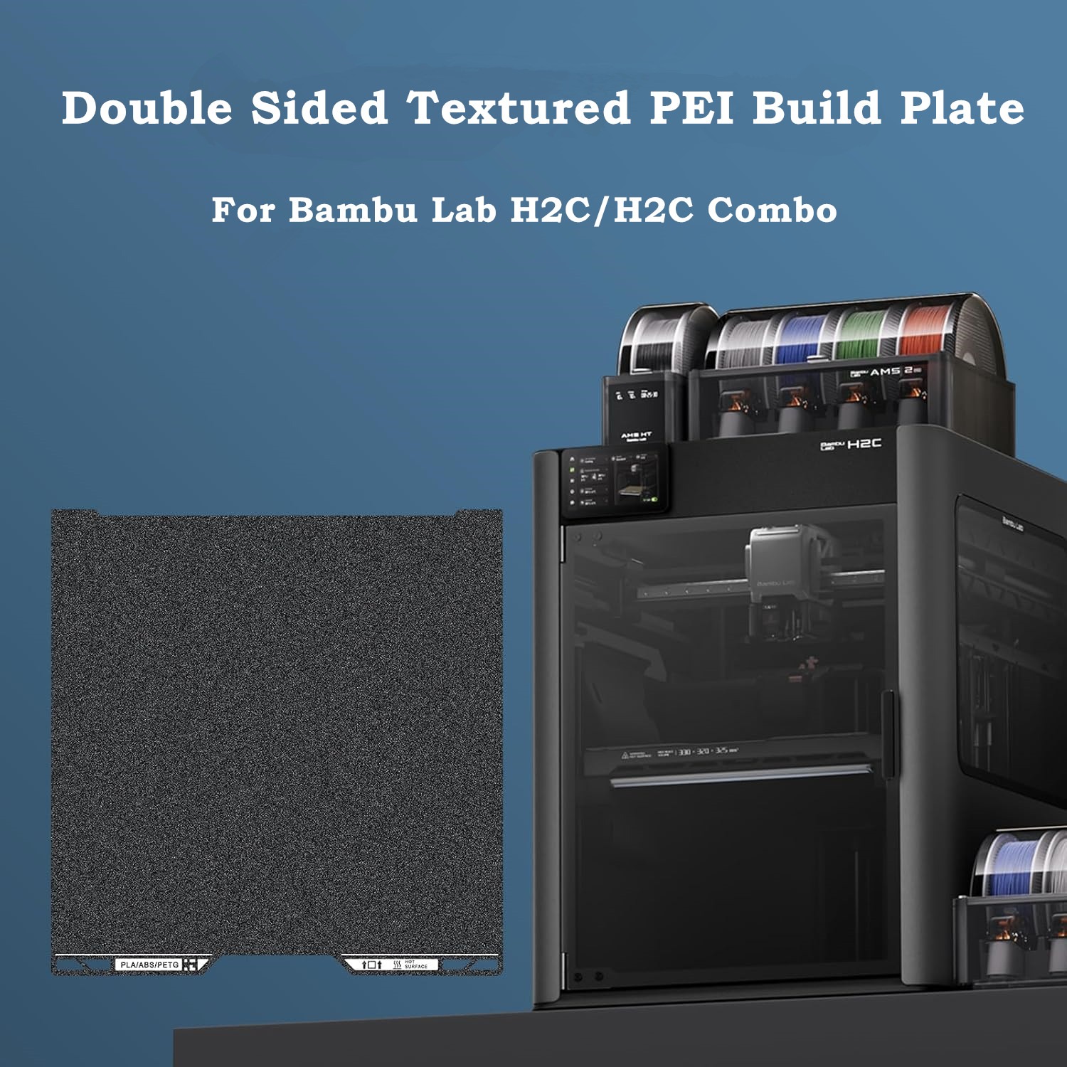 H2C Build Plate Black PEI with - đánh giá và giá 3D Printing Qr Code