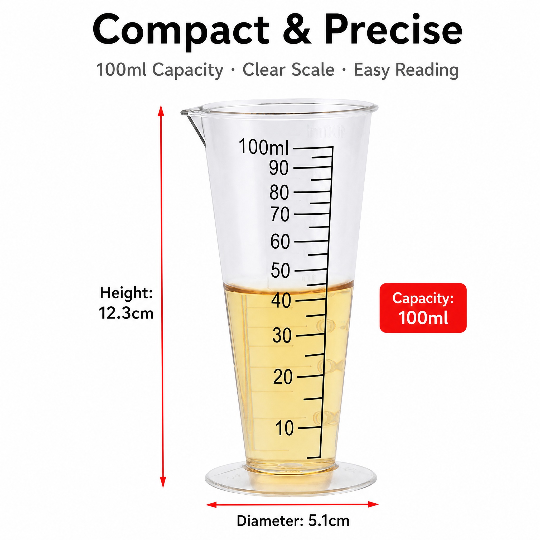 100ml Food-Grade Plastic Measu - đánh giá và giá 3D Printing Gundam