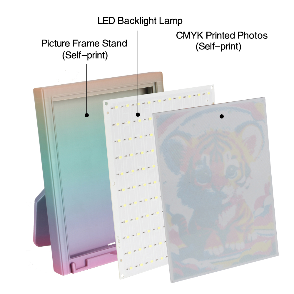 For Bambu Lab Lithophane Led P - đánh giá và giá 3D Printing Foto