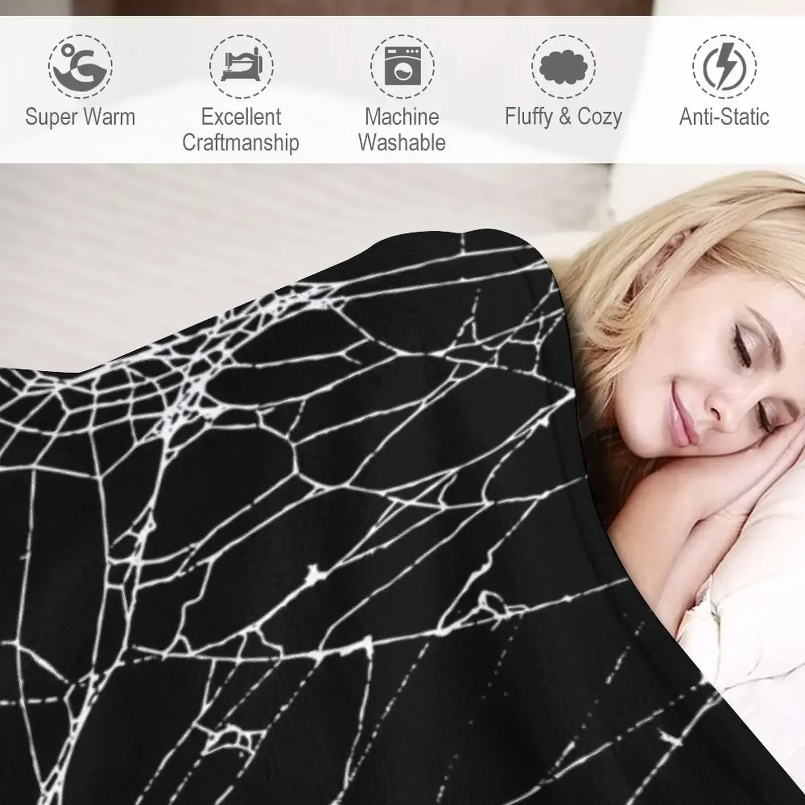 Spider Web Throw Blanket Luxur - đánh giá và giá 3D Printing Web