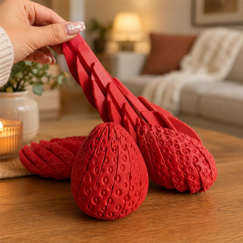 Twisted Strawberry Egg 3d Prin - đánh giá và giá 3D Printing Food