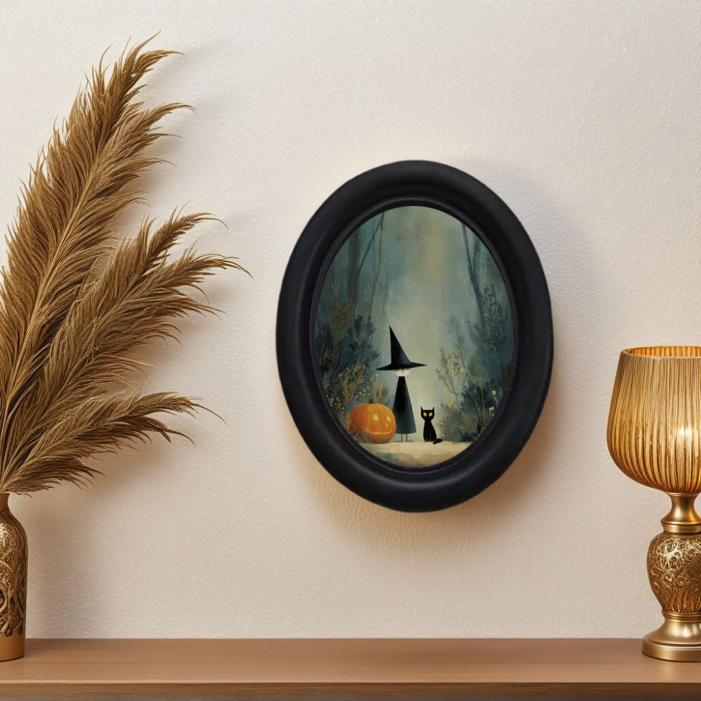 A 3D Vintage Halloween Witch a - đánh giá và giá 3D Printing Wall