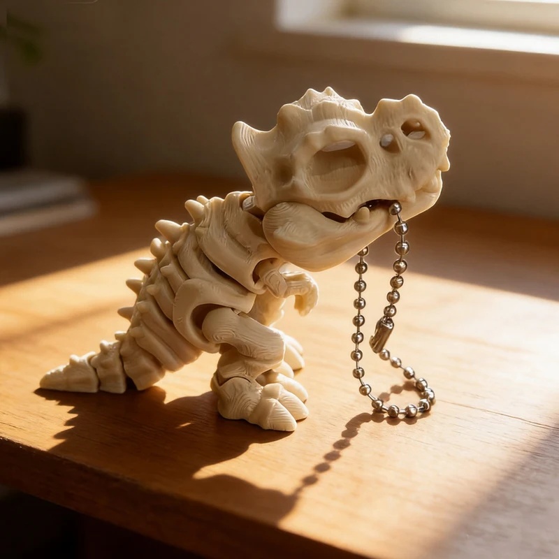 3D Printed Tyrannosaurus Rex S - đánh giá và giá 3D Printing Keychain