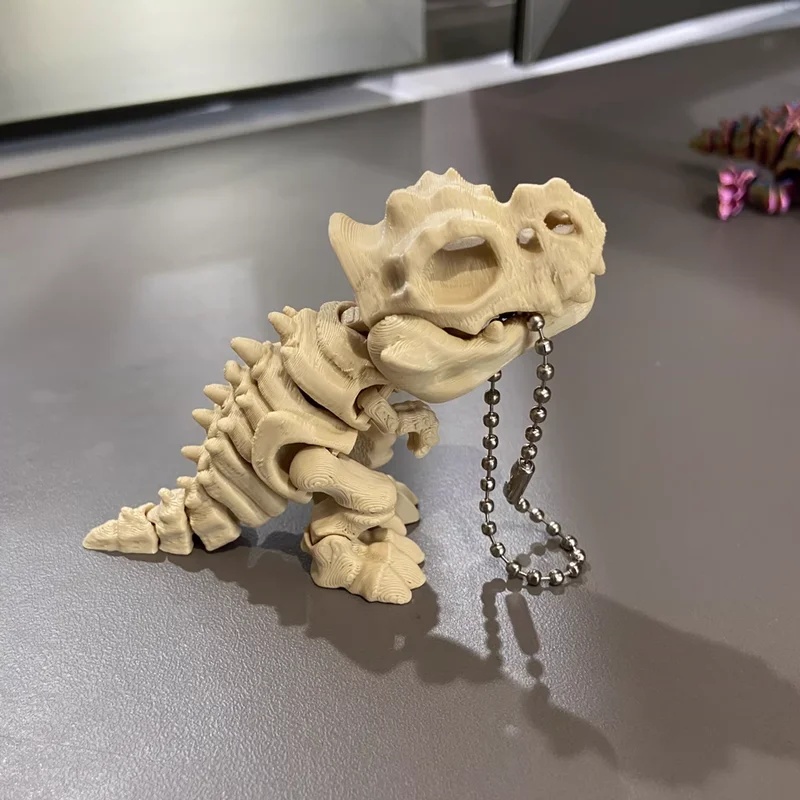 3D Printed Tyrannosaurus Rex S - đánh giá và giá 3D Printing Keychain