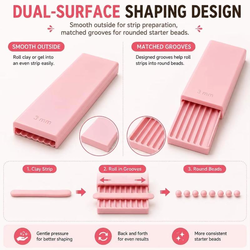 Nail Art Bead Roller 4PCS Set  - đánh giá và giá 3D Printing Use