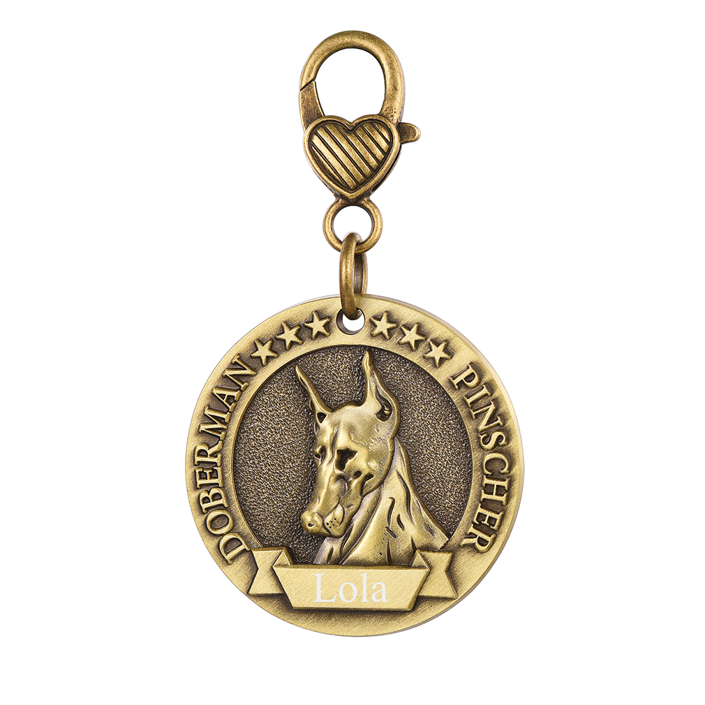 U7 Custom Dog's Name Round ID  - đánh giá và giá 3D Printing Keychain