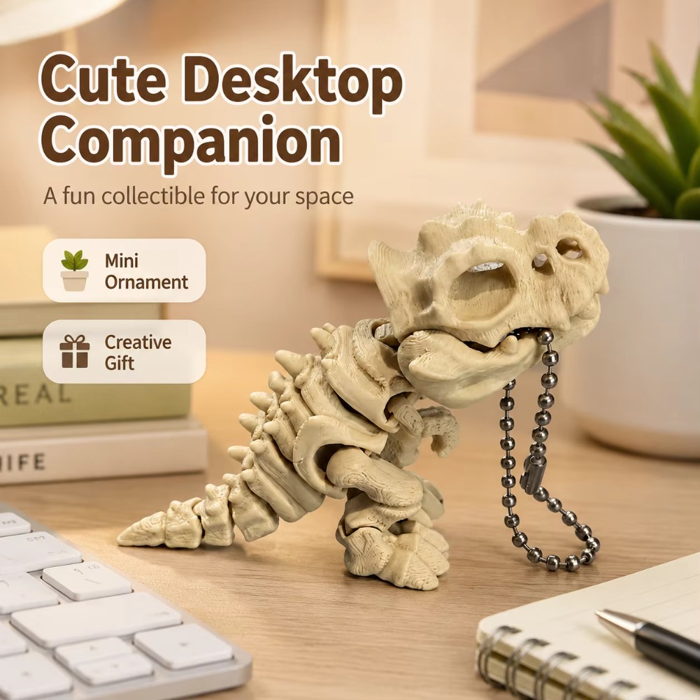 3D Printed Tyrannosaurus Rex S - đánh giá và giá 3D Printing Keychain