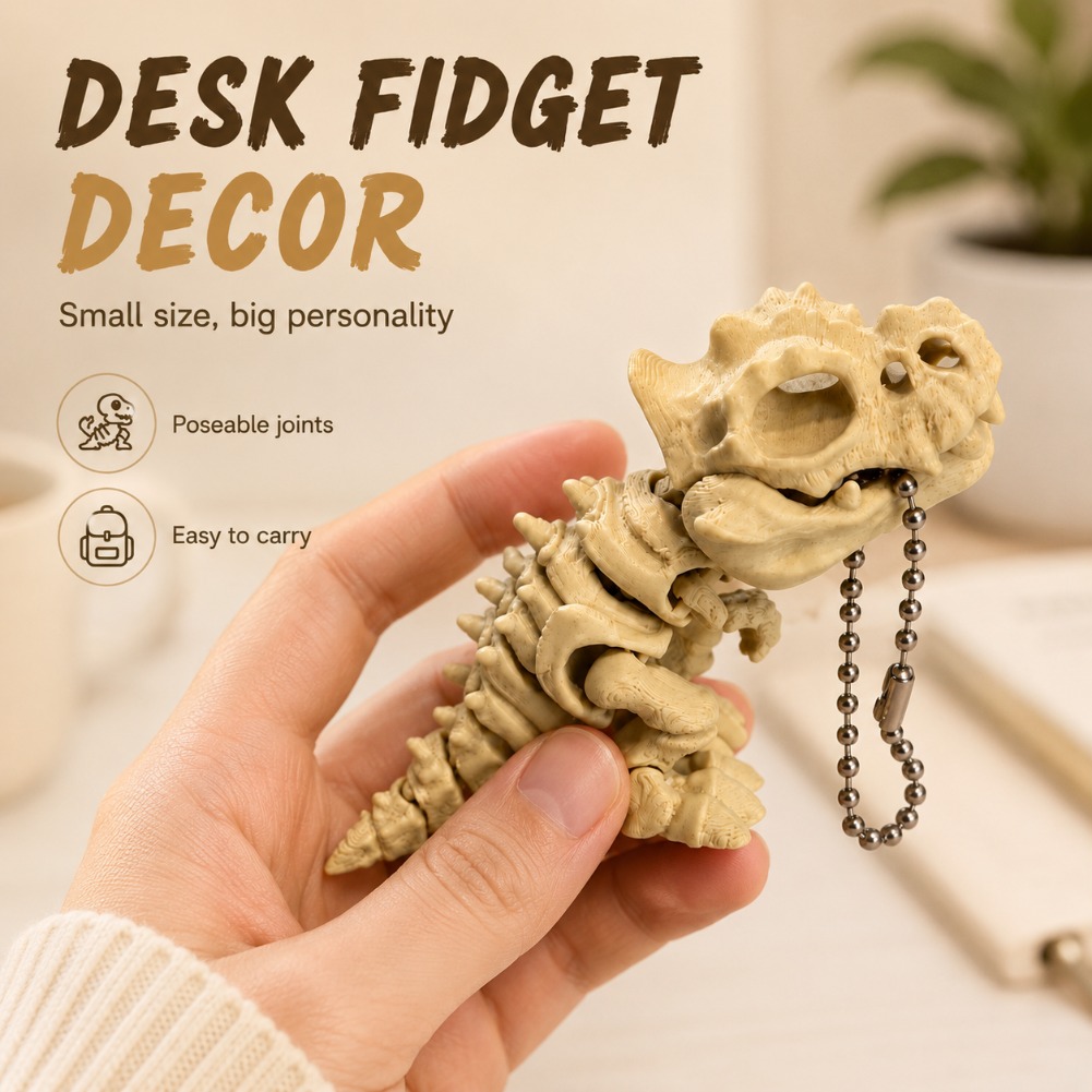 3D Printed Tyrannosaurus Rex S - đánh giá và giá 3D Printing Keychain