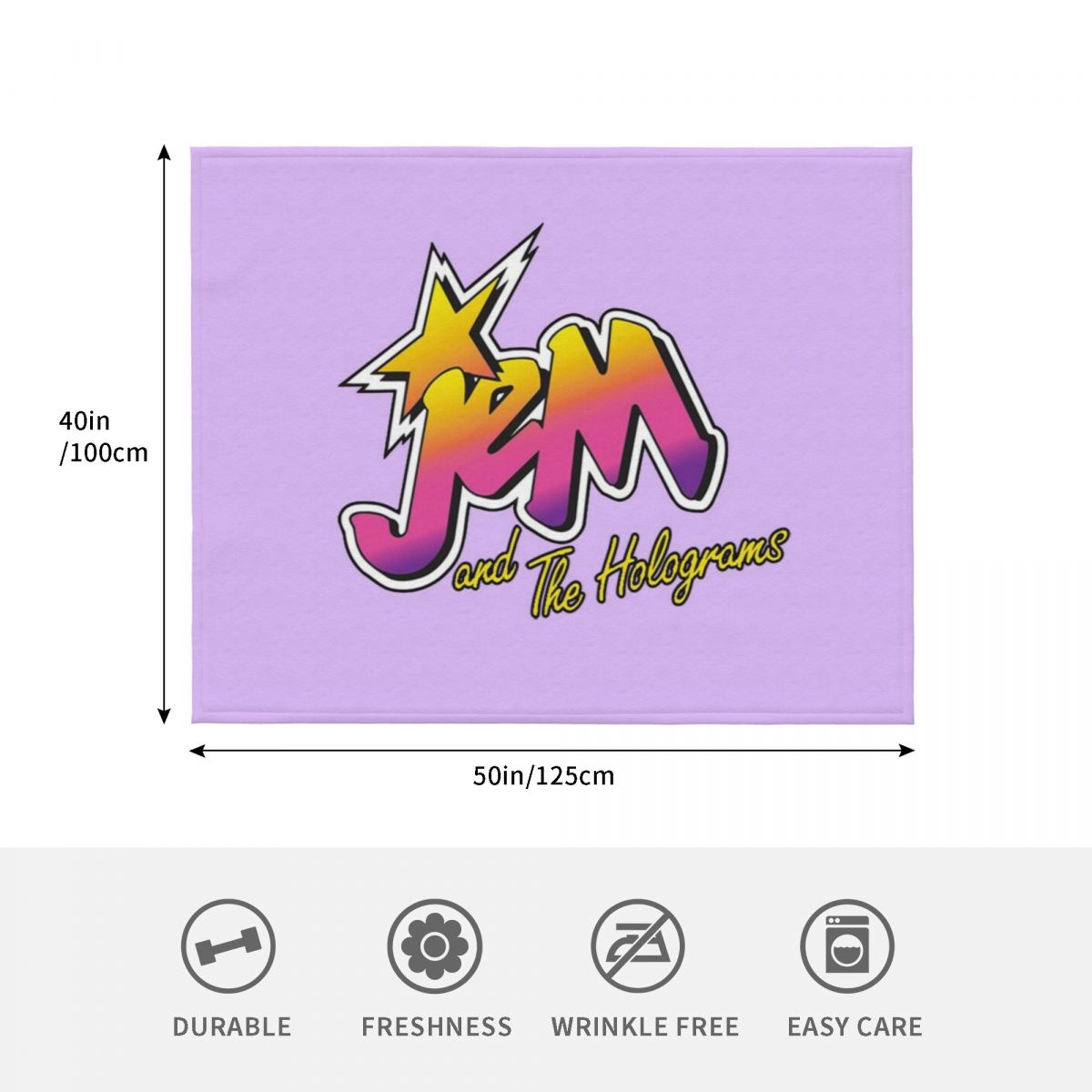 Jem and the holograms Throw Bl - đánh giá và giá 3D Printing Hologram