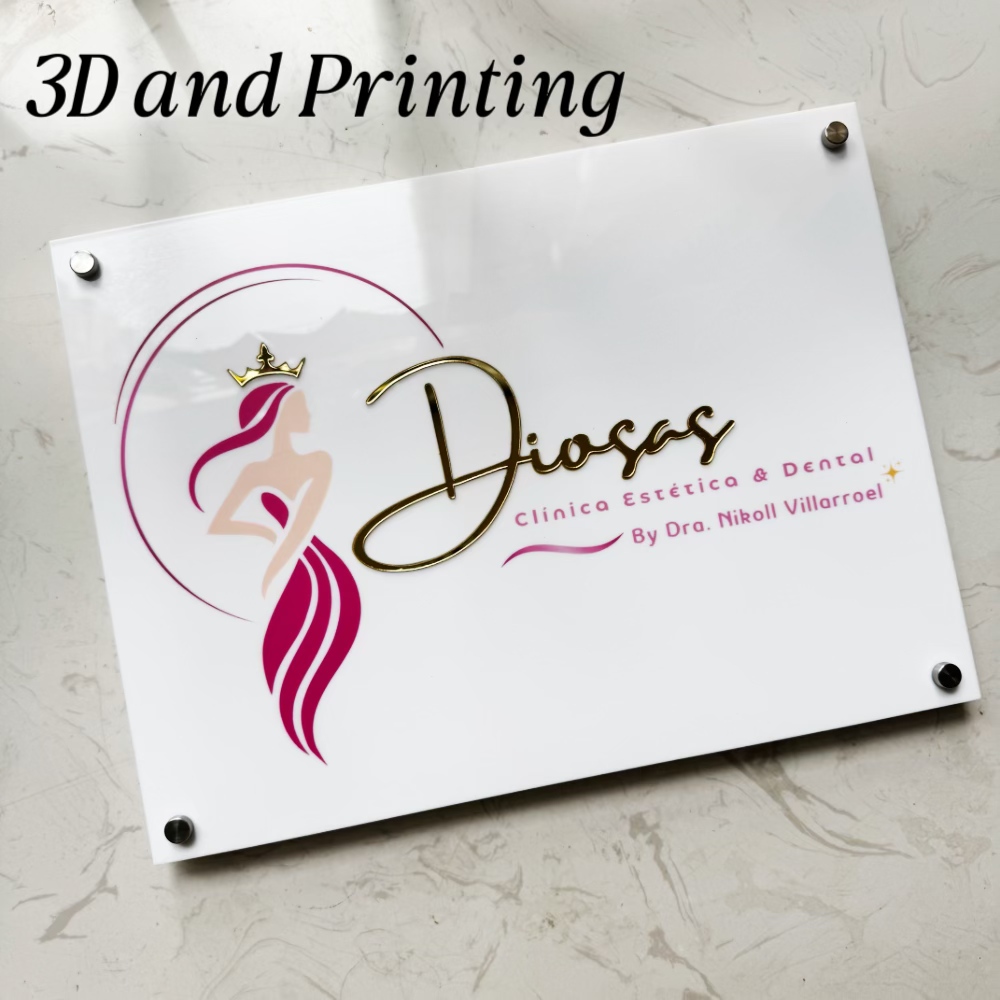Modern Acrylic White Sign boar - đánh giá và giá 3D Printing Qr Code