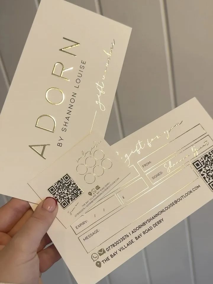 Custom Design 3D luxury Foiled - đánh giá và giá 3D Printing Qr Code