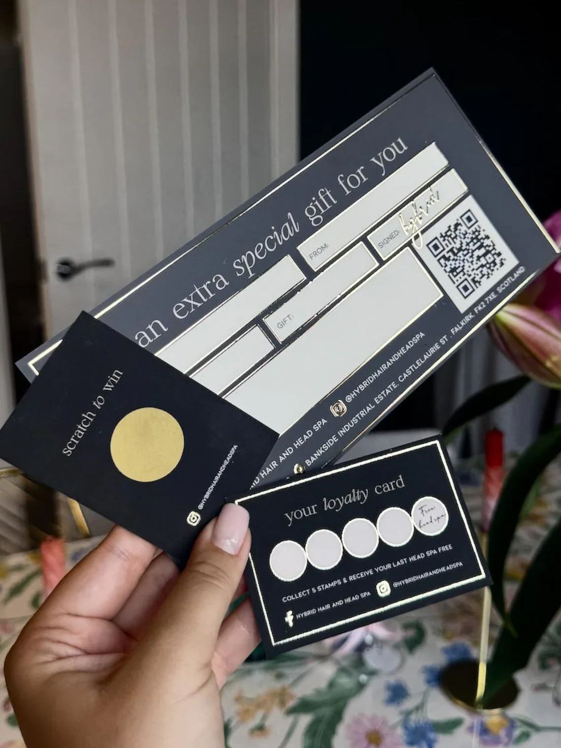 Custom Design 3D luxury Foiled - đánh giá và giá 3D Printing Qr Code