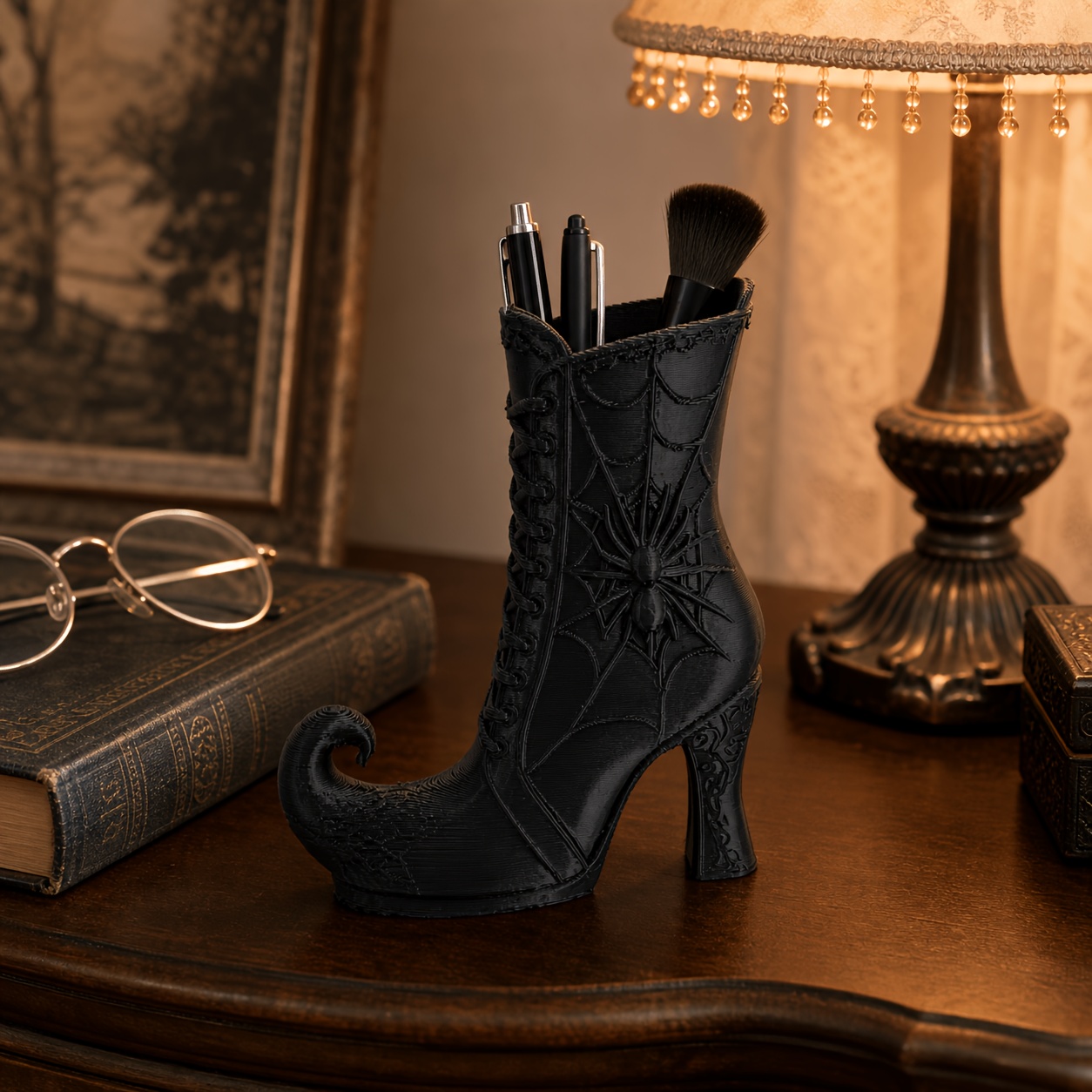 3D‑Printed Gothic Witch Boot P - đánh giá và giá 3D Printing Web
