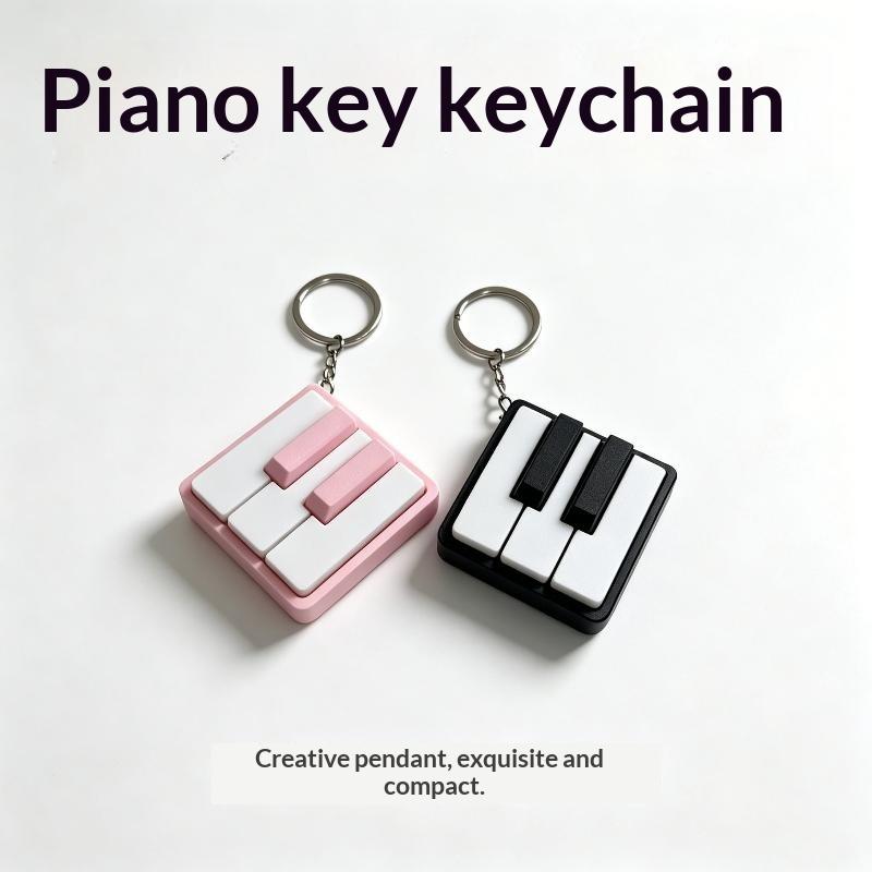 Creative 3D Printed Mini Piano - đánh giá và giá 3D Printing Keychain
