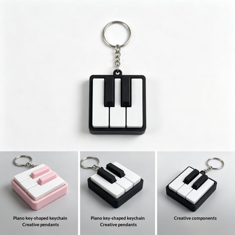 Creative 3D Printed Mini Piano - đánh giá và giá 3D Printing Keychain