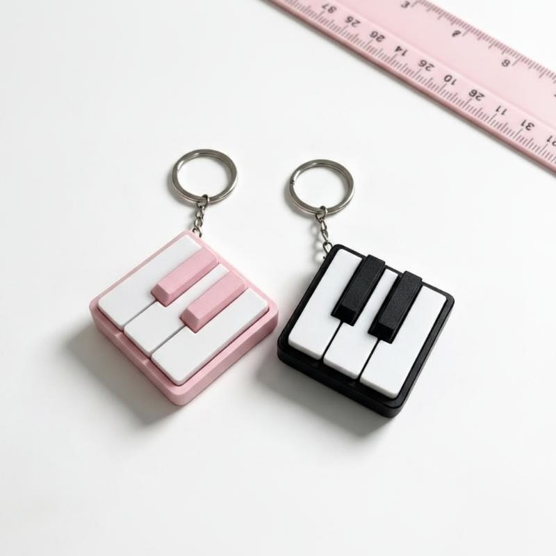 Creative 3D Printed Mini Piano - đánh giá và giá 3D Printing Keychain
