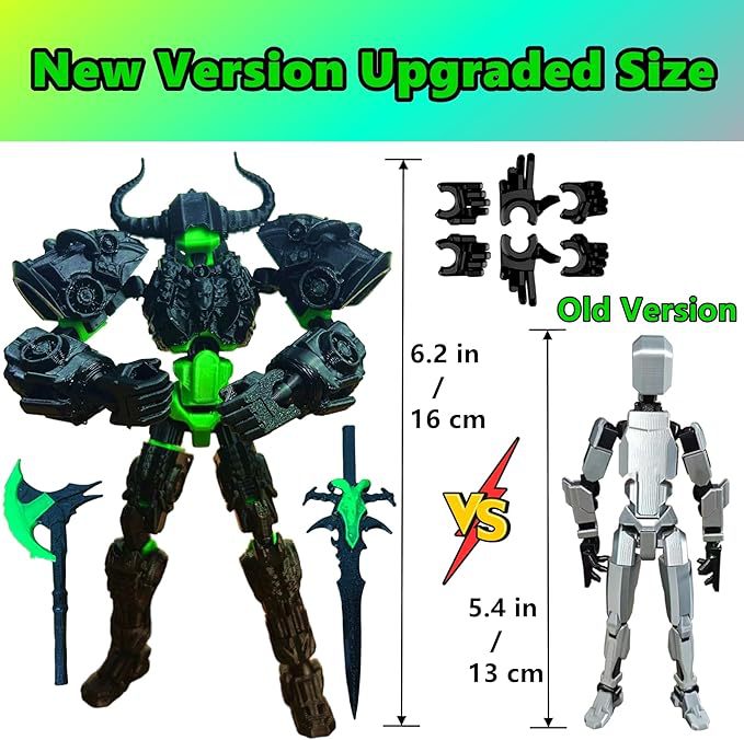 Titan 13 Action Figure,Assembl - đánh giá và giá 3D Printing Drawing