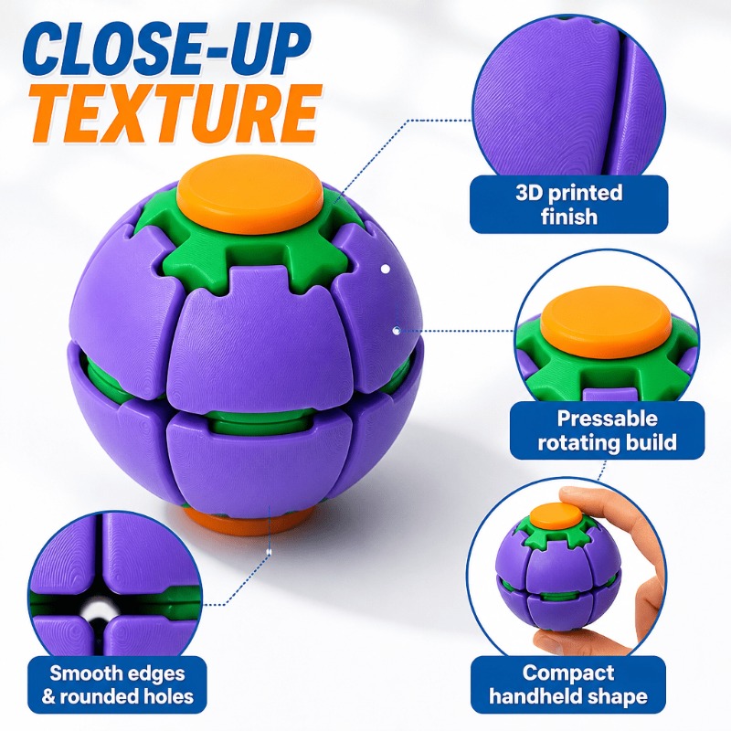 3D Printed Fidget Spinner Ball - đánh giá và giá 3D Printing Jobs