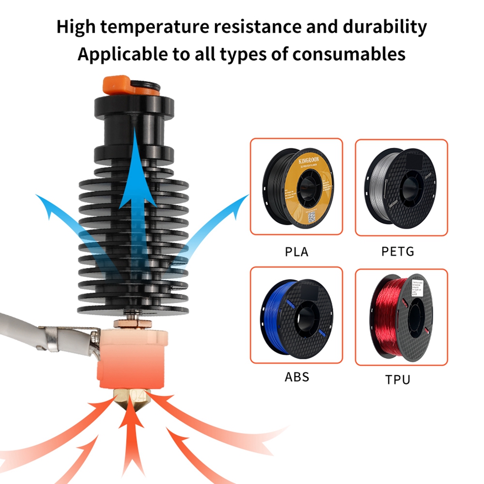 Hotend V6 Ceramic Heating Core - đánh giá và giá Ender 3 Upgrade Kit