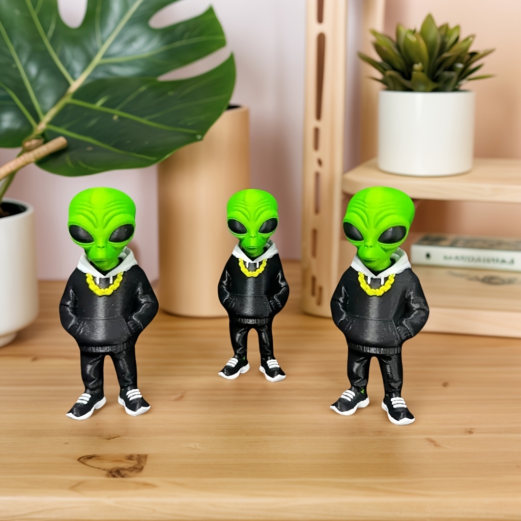 1 Piece Green Alien Figure wit - đánh giá và giá 3D Printing Drawing